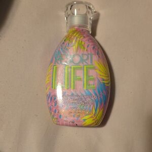 Pink and Blue Suncare Lotion